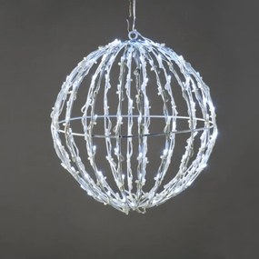 Διακοσμητικό LED 3D Cage Ball-Cool White-Διάμετρος: 40 εκ.