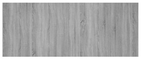 Κεφαλάρι Κρεβατιού Γκρι Sonoma 200x1,5x80 εκ. Επεξεργ. Ξύλο - Γκρι