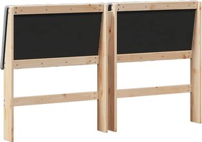 vidaXL Ταπετσαρισμένο κεφαλάρι Ανοιχτό γκρι 150 cm