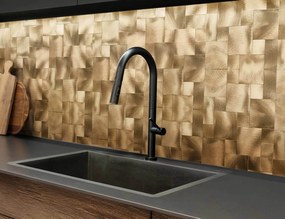 Αυτοκόλλητα πλακάκια Douceur d'intérieur - 25x25cm - 4τμχ - Πορτοκαλί