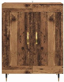 vidaXL Πλαϊνό γραφείο Παλιό ξύλο 69,5 x 34 x 90 εκ. Επεξεργασμένο ξύλο