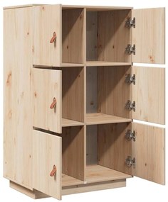 vidaXL Ντουλάπι 67 x 40 x 108,5 εκ. από Μασίφ Ξύλο Πεύκου