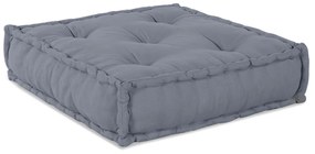 vidaXL Modular Pouffe Καναπές 4 Θέσεων Ύφασμα Γκρι