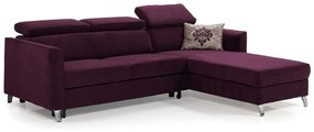 Γωνιακός καναπές κρεβάτι Verano με αποθηκευτικό χώρο, 245x78/95x188cm Δεξιά γωνία - VER-TED-0011