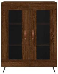 vidaXL Ντουλάπι Καφέ Δρυς 69,5 x 34 x 90 εκ. Επεξεργασμένο Ξύλο