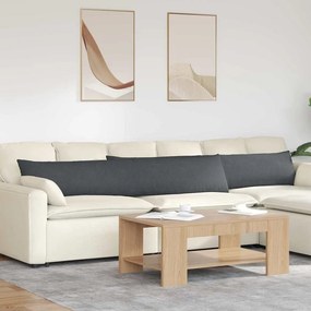 vidaXL Μαξιλάρι Καναπέ 2 pcs Σκούρο Γκρι 200 x 40 εκ.