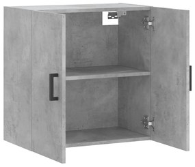 VidaXL Ντουλάπι Τοίχου Γκρι Σκυροδέματος 60x31x60 εκ. Επεξεργ. Ξύλο
