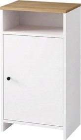 Παπουτσοθήκη - Ντουλάπι Talsa Megapap χρώμα λευκό - sapphire oak 50x35,3x86εκ.