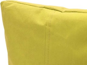 Πουφ πολυθρόνα Norm PRO υφασμάτινο αδιάβροχο κίτρινο 65x65x80 εκ.