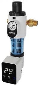 VEVOR Spin Down Filter, 40 Micron Whole House Sediment Filter for Well Water, 3/4&quot; G-M + 1&quot; G-M + 3/4&quot; G-F, 4 T/H High Flow Rate, for Whole House Water Filtration Systems, Well Water Sediment Filter