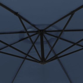 vidaXL Ομπρέλα Κήπου Κρεμαστή Μπλε 3,5 μ.