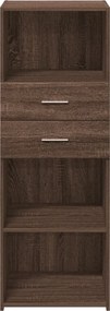 vidaXL Ντουλάπι Καφέ Δρυς 45x42,5x124 εκ. από Επεξεργασμένο Ξύλο