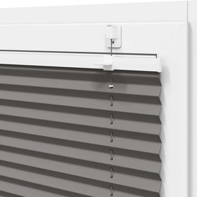 VidaXL Πλισέ περσίδα Ανθρακί 110x200 cm Πλάτος υφάσματος 109,4 cm