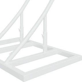 vidaXL Αψίδα Γάμου Λευκό 220 x 45 x 200 εκ. Ατσάλι