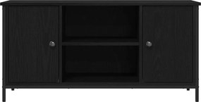 vidaXL Ντουλάπι TV Μαύρη δρυς 100 x 40 x 50 cm Επεξεργασμένο ξύλο