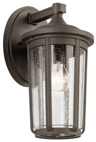 Απλίκα Φωτιστικό Τοίχου E27 60W IP44 Fairfield Elstead QN-FAIRFIELD-L-OZ Μπρονζέ