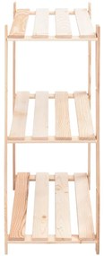 vidaXL Ραφιέρες 3 Επιπέδων 5 τεμ 150 κ. 80x38x90 εκ. Μασίφ Ξύλο Πεύκου