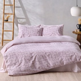 Σεντόνια Gerani 20 (Σετ 4τμχ) Dusty Pink-Old Rose Kentia Υπέρδιπλo 240x270cm 100% Βαμβάκι