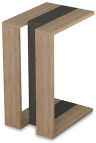 Βοηθητικό Τραπέζι Muju 40x30x57εκ Pakoworld 119-000768 Καφέ