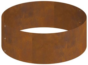 vidaXL Γλάστρα Κήπου Καφέ 90 x 90 x 20 εκ Ατσάλι corten