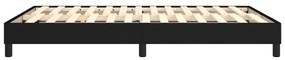 vidaXL Σκελετός Κρεβατιού με Ελατήρια Μαύρο 140x190 εκ. Υφασμάτινο