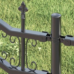 vidaXL Φράχτης Κήπου KAMPEN 240 x 202,5 εκ Mesh Γκρι