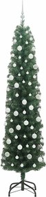 vidaXL Τεχνητό Χριστουγεννιάτικο Δέντρο με 300 LED Πράσινο 210 cm