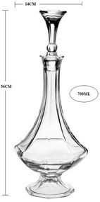 ΚΑΡΑΦΑ ΚΡΥΣΤ.ΚΜ80 KING LOUIS