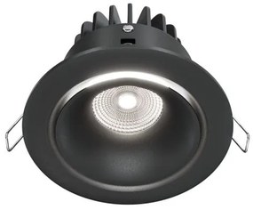Χωνευτό Σποτ Οροφής LED 12W Yin 4000K Μαύρο DL031-L12W4K-B MAYTONI-DL031-L12W4K-B-Μαύρο DL031-L12W4K-B