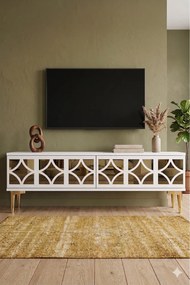 Stewehome Μοντέρνα βάση τηλεόρασης με ντουλάπι από Συνθετικό ξύλο 120x30x41 cm