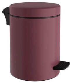 Κάδος Απορριμμάτων Μπάνιου (Φ20x28) Pam &amp; Co 5lt 96 Bordeaux Matte