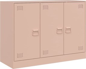 vidaXL Ντουλάπι Ροζ 99x39x73 εκ. από Ατσάλι