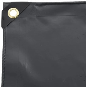 vidaXL Μουσαμάς Μαύρο 1,5 x 2 μ. 650 γρ./μ²