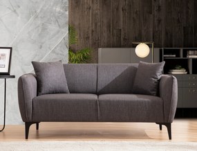 2-Seat Sofa Belissimo - Dark Grey Dark Grey