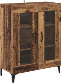 vidaXL Πλαϊνό γραφείο Παλιό Ξύλο 69,5 x 34 x 90 εκ.