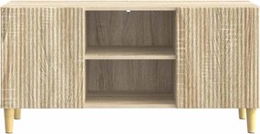 vidaXL Ντουλάπι TV 102 x 34,5 x 50 cm Sonoma Δρυς Επεξεργασμένο Ξύλο