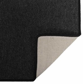 vidaXL Δερμάτινο Χαλί Ανθρακί 80 x 500 cm 100% Πολυπροπυλένιο