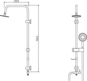Karag  Magda C6064B - Στήλη ντουζ χωρίς μπαταρία