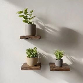 Ράφι Τοίχου Ξύλινο MOZEA 14x14x2