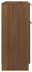 vidaXL Μπουφές Καφέ Δρυς 60 x 30 x 70 εκ. από Επεξεργασμένο Ξύλο