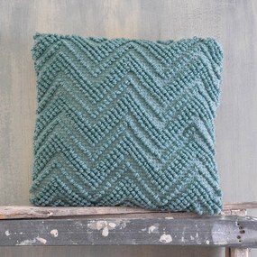 Διακοσμητικό Μαξιλάρι (45x45) Rythmos Raffia Petrol