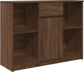 VidaXL Συρταριέρα με Συρτάρια καφέ δρυς 101x35x76 εκ. Επεξ. Ξύλο