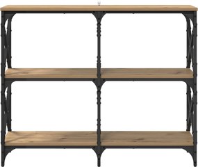 vidaXL Τραπέζι κονσόλας Artisan Oak 100 x 28 x 80,5 εκ.