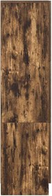 vidaXL Highboard Καπνιστό Δρύς 31.5 x 32 x 122.5 εκ