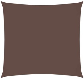 vidaXL Πανί Σκίασης Τετράγωνο Καφέ 2,5 x 2,5 μ. από Ύφασμα Oxford