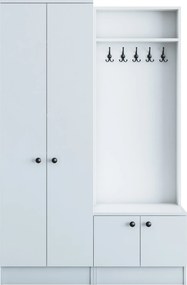 Έπιπλο Εισόδου Λευκό M11 119,6x37,3x182,8