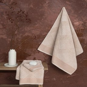 Πετσέτα Trinity Beige Nima Σώματος 70x140cm 100% Cotton