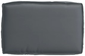 vidaXL Μαξιλάρι Παλέτας για Καθίσμα Ανθρακί 60x40x8 εκ Υφασμα Oxford