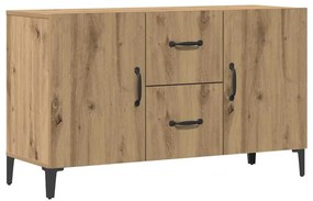 vidaXL Σκευοθήκη Δρυς τεχνίτης 100x36x60 cm Κατασκευασμένο ξύλο