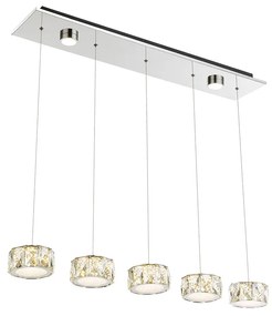 Φωτιστικό Κρεμαστό Globo Lighting Amur 49350-52H Χρώμιο